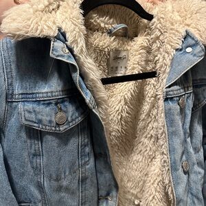 Sherpa Lined Jean Jacket. Preloved but a lot of life left!